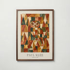 Paul Klee Geometric Owl Poster – valnötsram