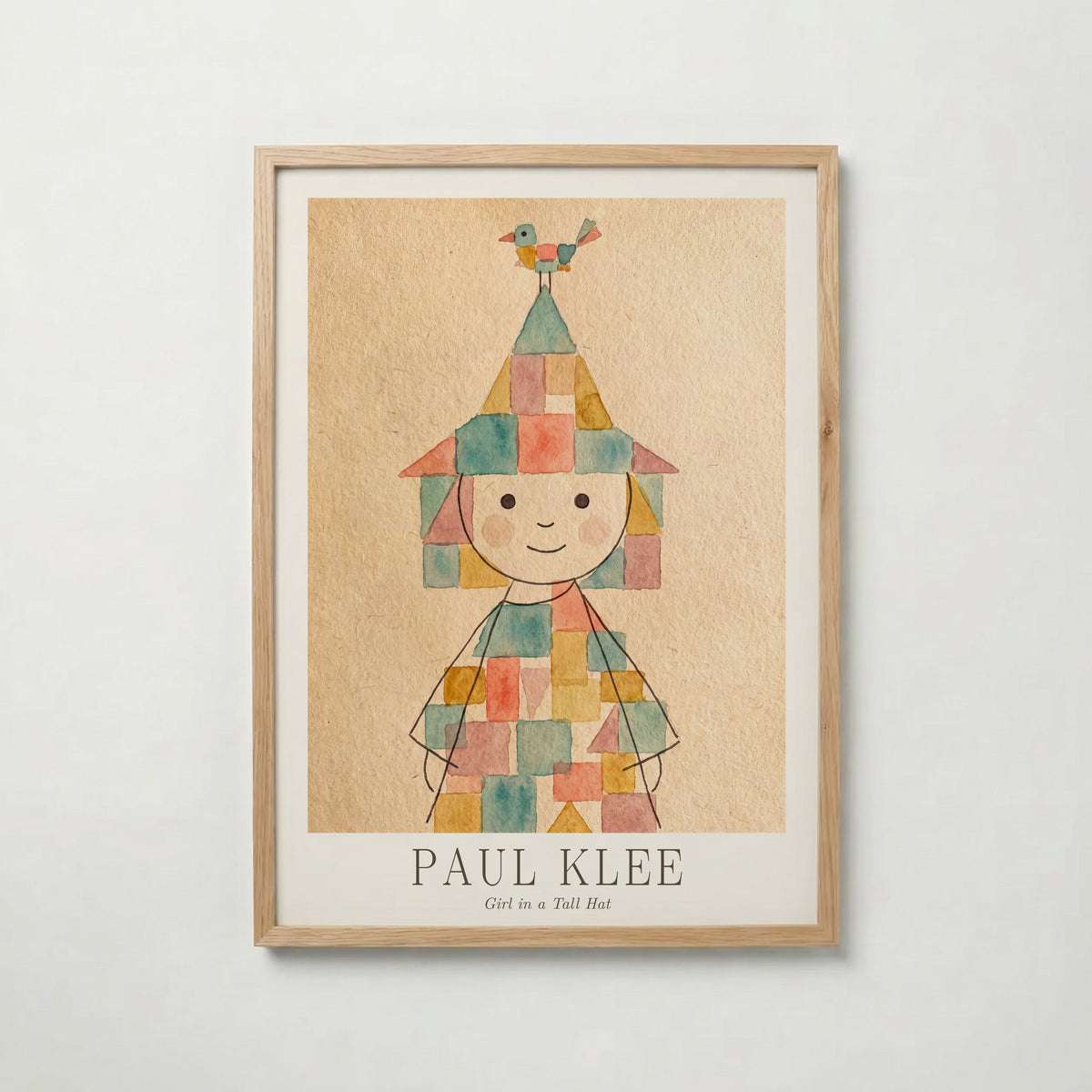 Paul Klee Girl in a Tall Hat Poster – ekram