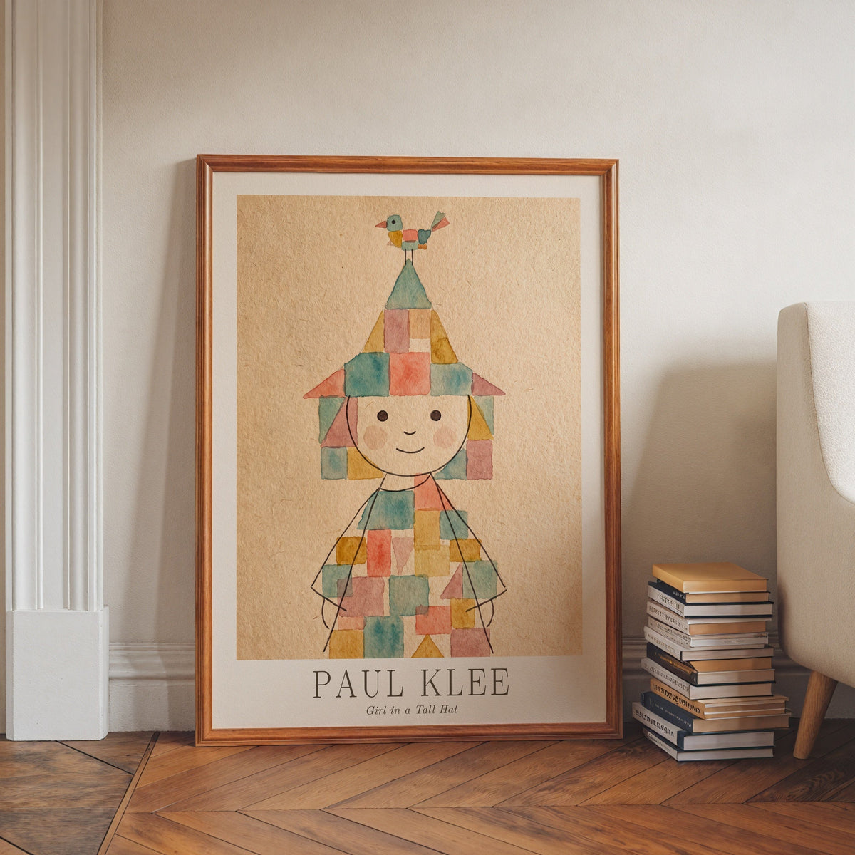 Paul Klee Girl in a Tall Hat Poster – i rum 2
