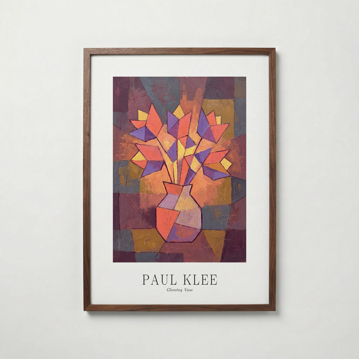 Paul Klee Glowing Vase Poster – valnötsram