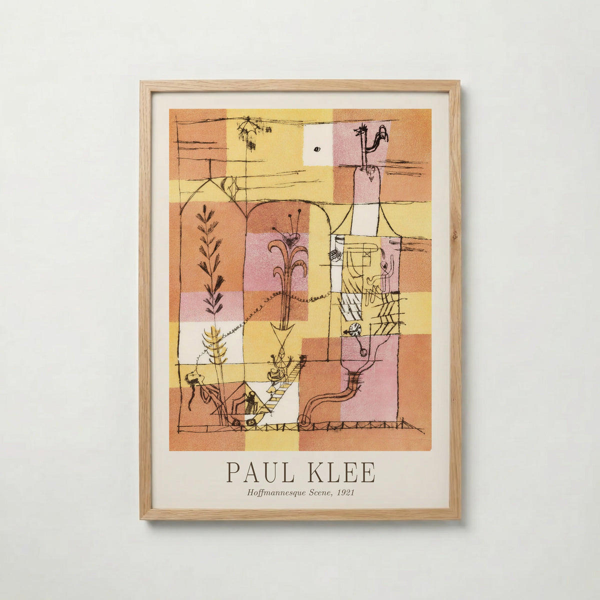Paul Klee Hoffmannesque Scene 1921 Poster – ekram