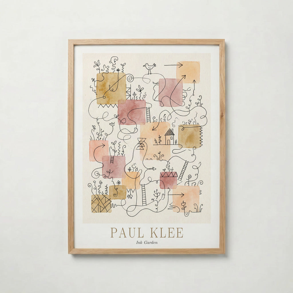 Paul Klee Ink Garden Poster – ekram