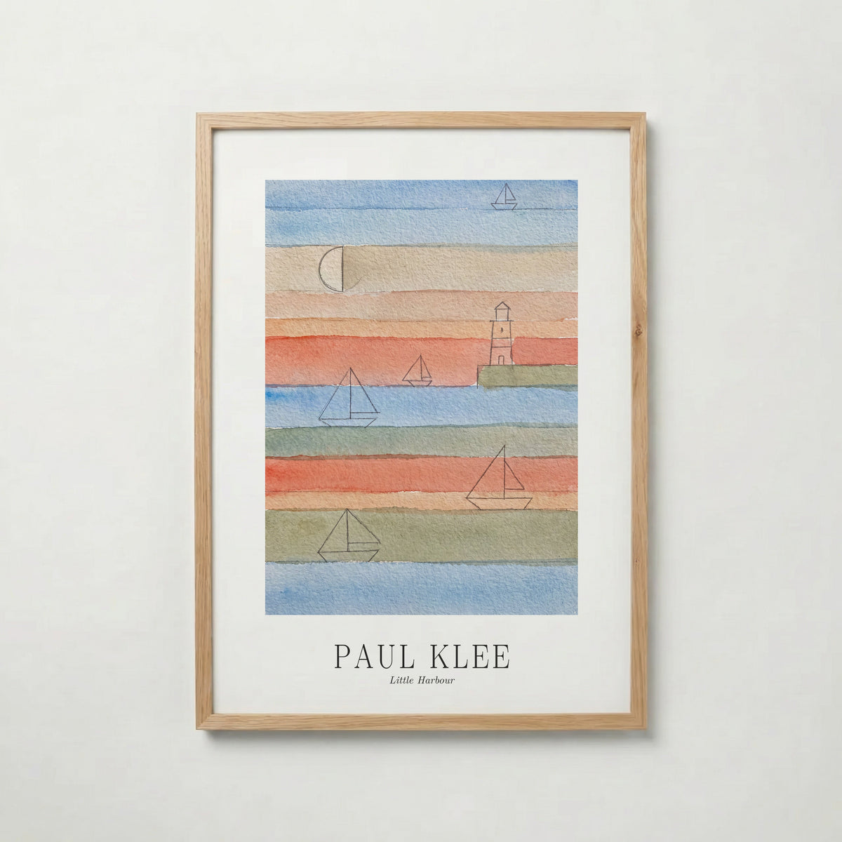 Paul Klee Little Harbour Poster – ekram