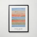 Paul Klee Little Harbour Poster – svart ram