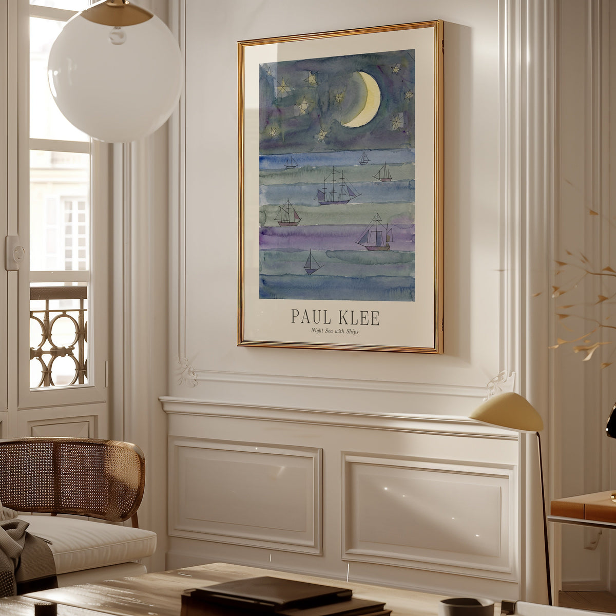 Paul Klee Night Sea with Ships Poster – i rum 3