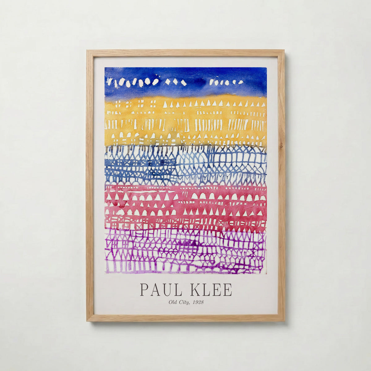 Paul Klee Old City 1928 Poster – ekram