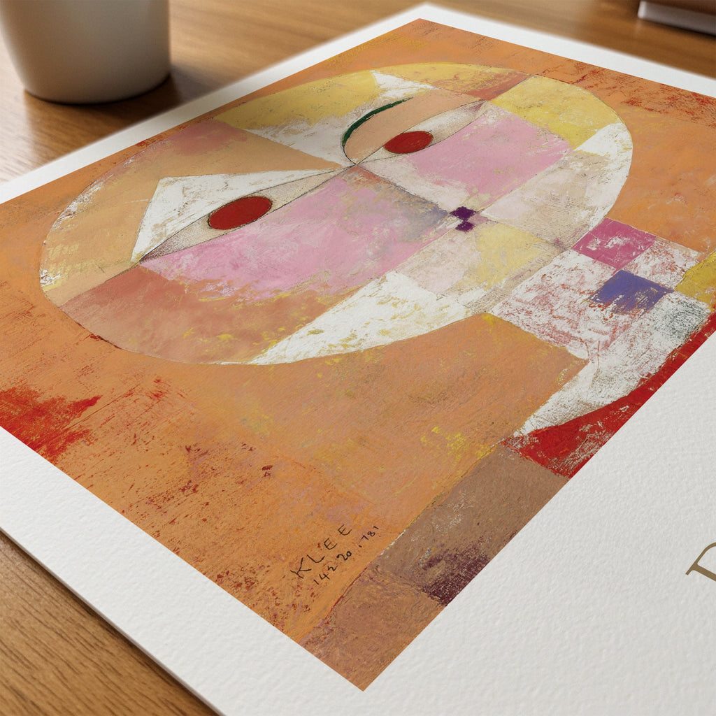 Paul Klee Senecio 1922 Poster – närbild på papper