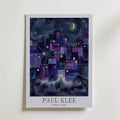 Paul Klee Village at Night Poster – med passepartout