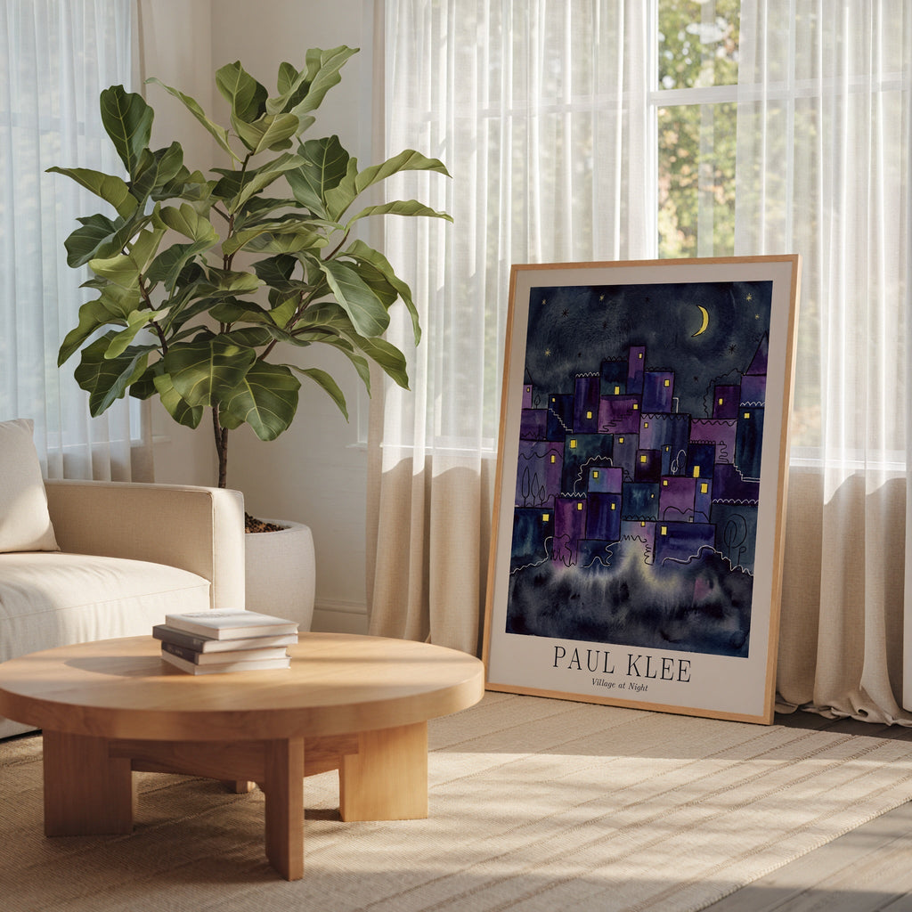 Paul Klee Village at Night Poster – i rum 5