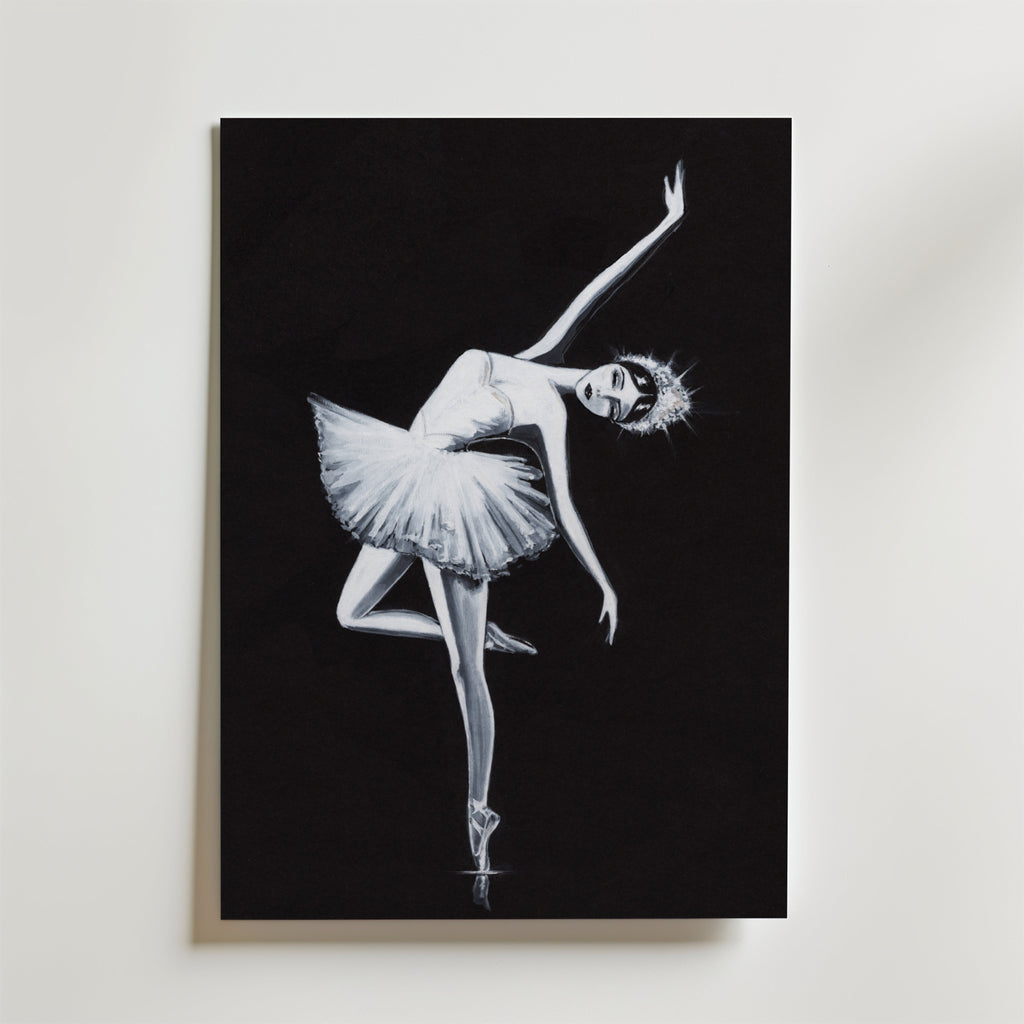 Helena Engström Prima Ballerina affisch på neutral bakgrund – poster från Bozetto