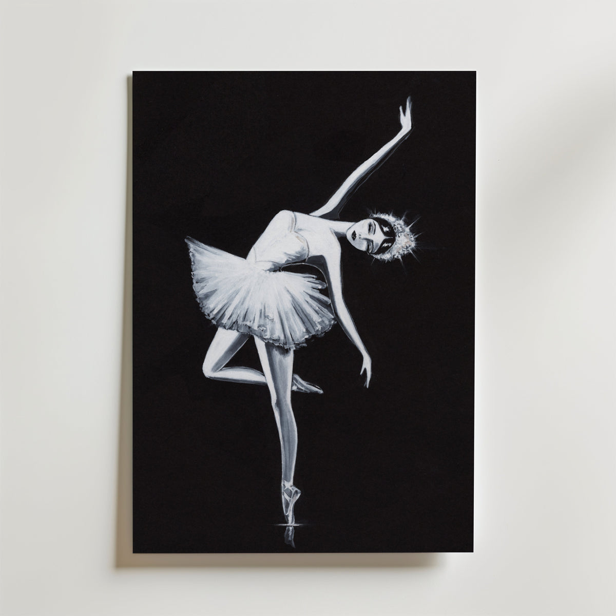 Helena Engström Prima Ballerina affisch på neutral bakgrund – poster från Bozetto