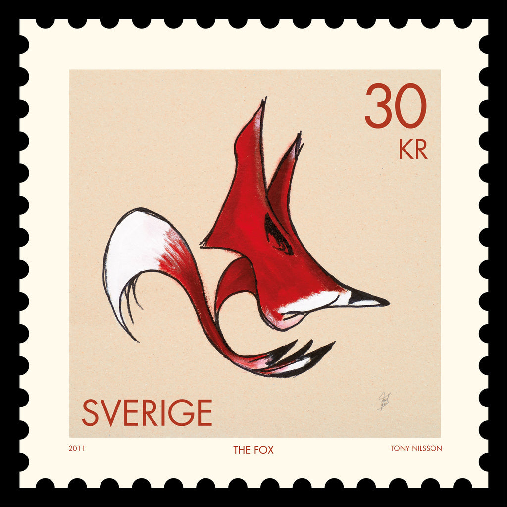 The Fox – Tony Nilsson – affisch med stilfullt motiv från Posternord i hög kvalitet