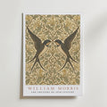 Twin Swallows William Morris Poster