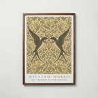 Twin Swallows William Morris Poster
