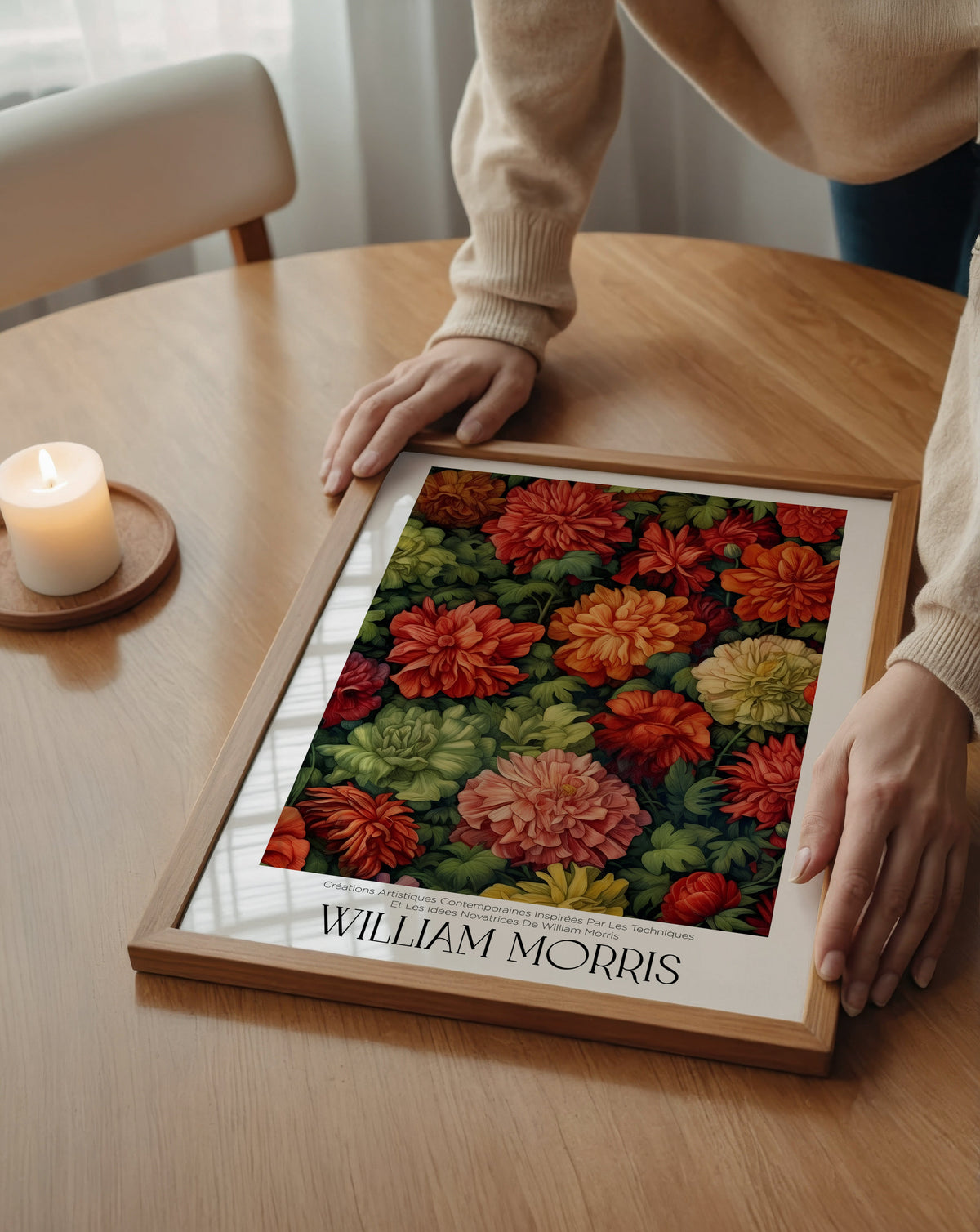 William Morris Autumn Garden poster visad rakt fram – Posternord affisch i hög tryckkvalitet