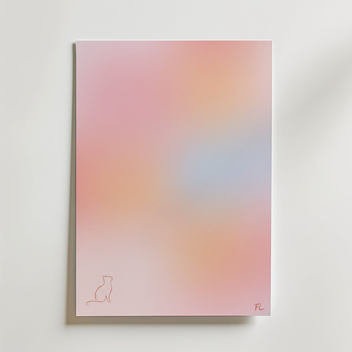 Freja Lund – Aftenglød – canvas utan passepartout