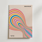 Bauhaus Flow – stilfullt konsttryck från Posternord, tryckt på matt finpapper i hög tryckkvalitet