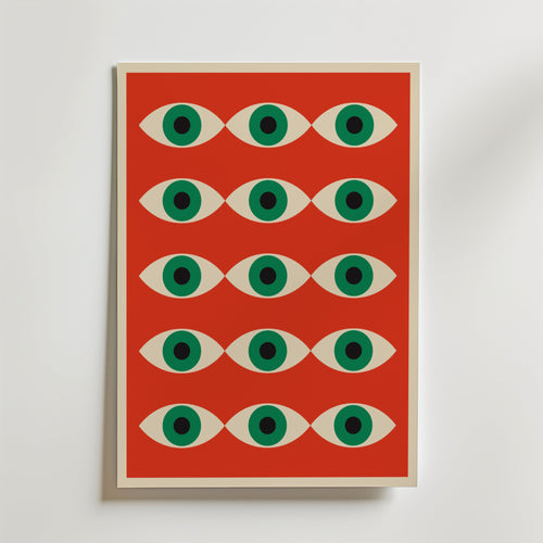Bauhaus Observer – stilfullt konsttryck från Posternord, tryckt på matt finpapper i hög tryckkvalitet