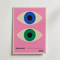 Bauhaus Dual Vision – stilfullt konsttryck från Bozetto, tryckt på matt finpapper