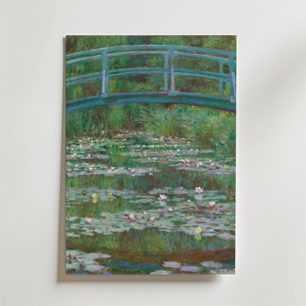 Claude Monet Footbridge Poster – utan passepartout