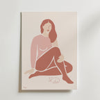 Freja Lund – Kvinde – canvas utan passepartout