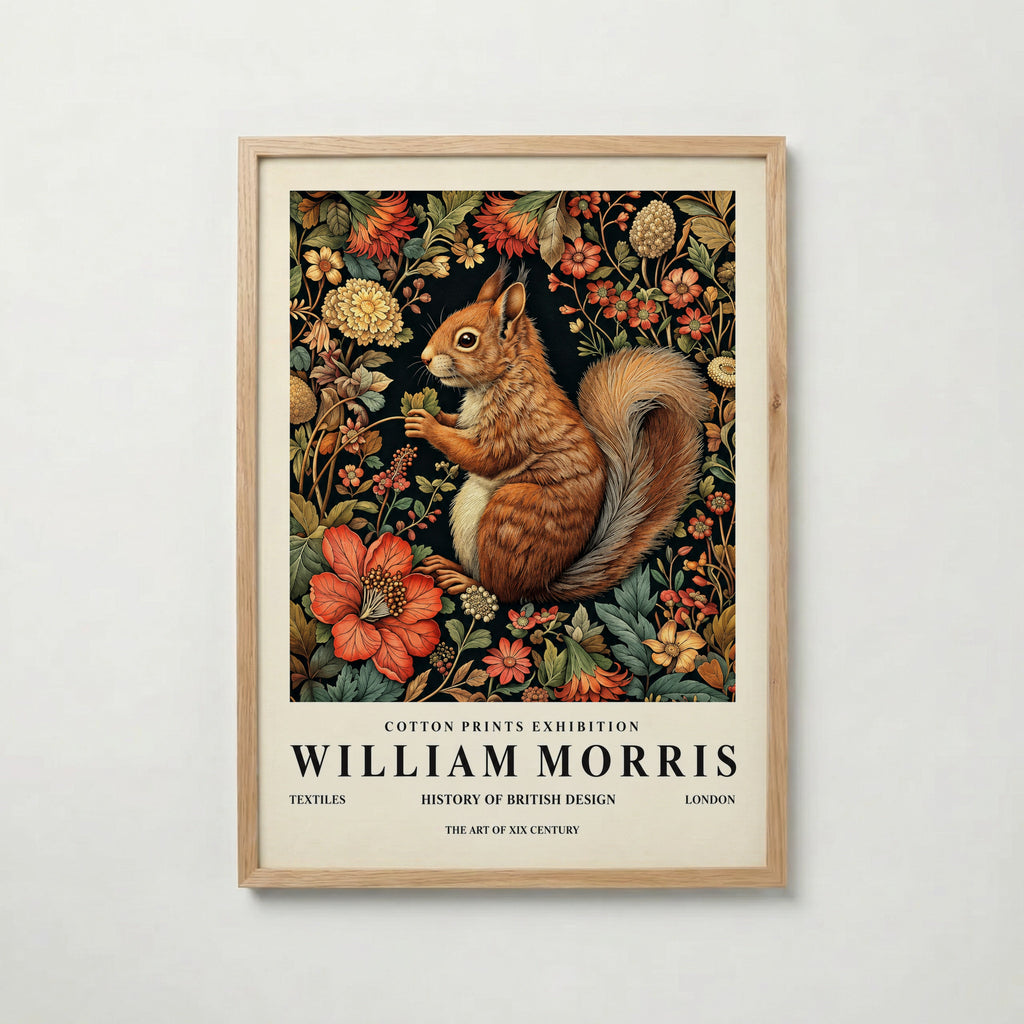 William Morris Squirrel Poster – ekram